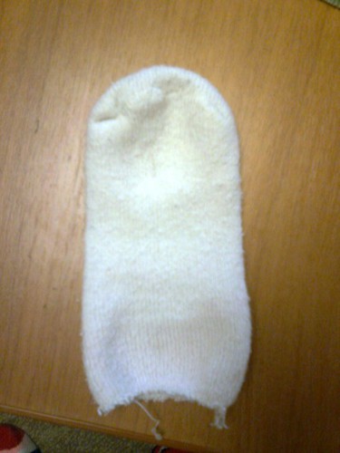 Зайчик из носка Зайчик из носка