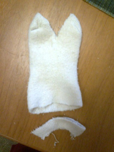 Зайчик из носка Зайчик из носка