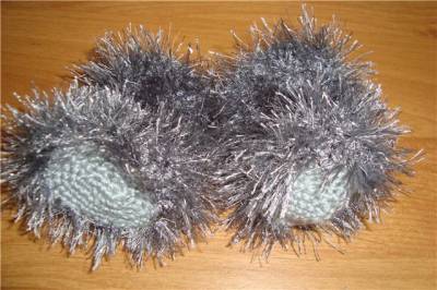 Вязанный Мишка тедди своимируками