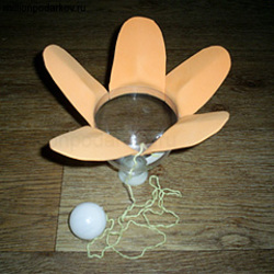 Игрушка из пластиковой бутылки Поймай мячик