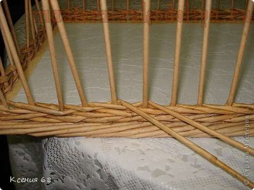 Мастер-класс по плетению из газет. Поднос с фанерным дном Мастер-класс по плетению из газет. Поднос с фанерным дном