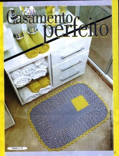 Подборка вязанных комплектов для ванной Подборка вязанных комплектов для ванной