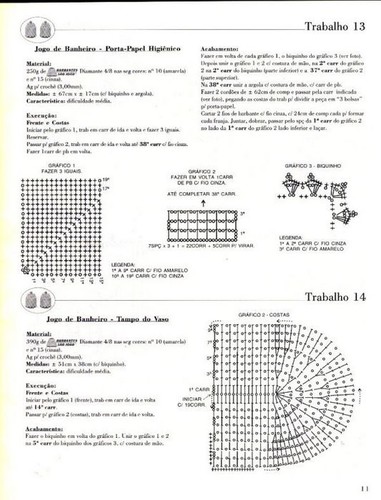 Подборка вязанных комплектов для ванной Подборка вязанных комплектов для ванной