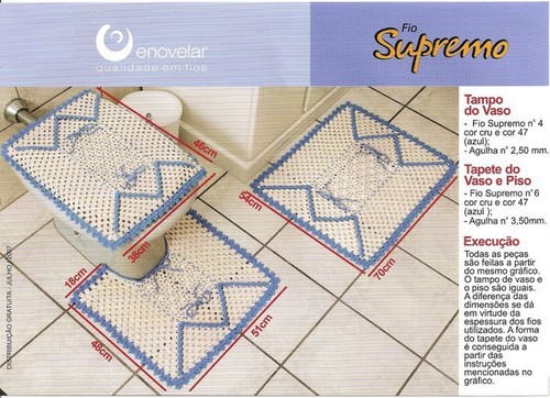 Подборка вязанных комплектов для ванной Подборка вязанных комплектов для ванной