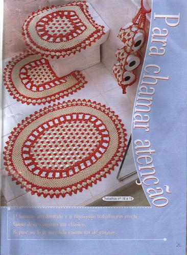 Подборка вязанных комплектов для ванной Подборка вязанных комплектов для ванной