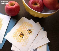 Рисуем пчелиную открытку c детками.