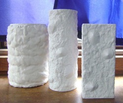 Вазы из старых банок и гипса