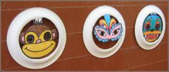 Маски из бумажных тарелок