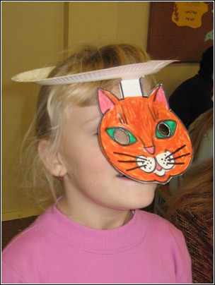 Маски из бумажных тарелок