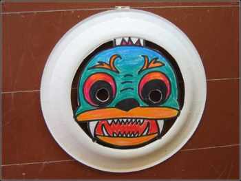 Маски из бумажных тарелок