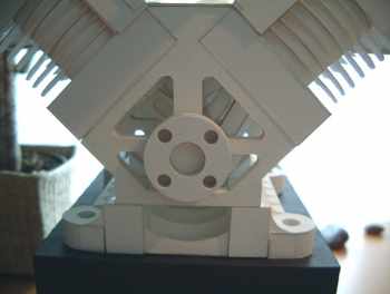 Действующая модель двигателя из бумаги