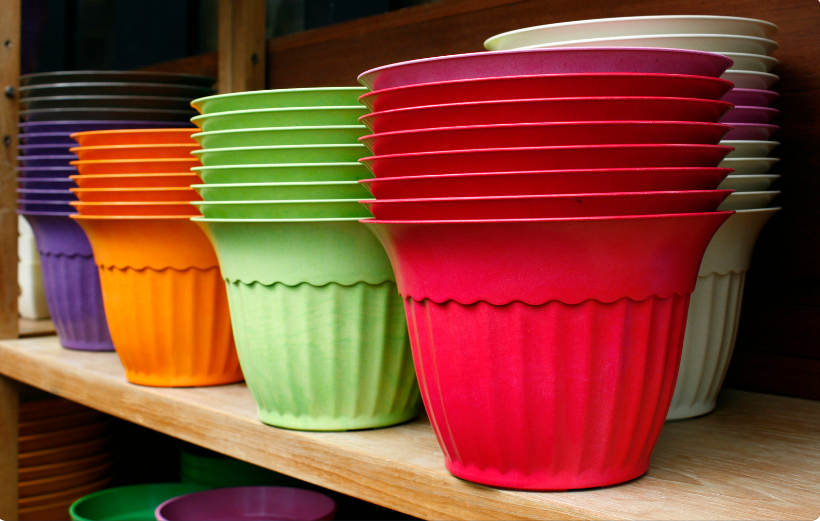 бетонные горшки для цветов